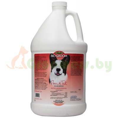 Bio-Groom - шампунь от блох и клещей, 3,78 л